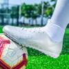 Футбольные бутсы 30-47 Футбольные бутсы УНИСЕКС Высокие резиновые галстуки Высокие эластичные носки Тренировочные искусственные луга Тренировочные футбольные бутсы для занятий спортом на открытом воздухе