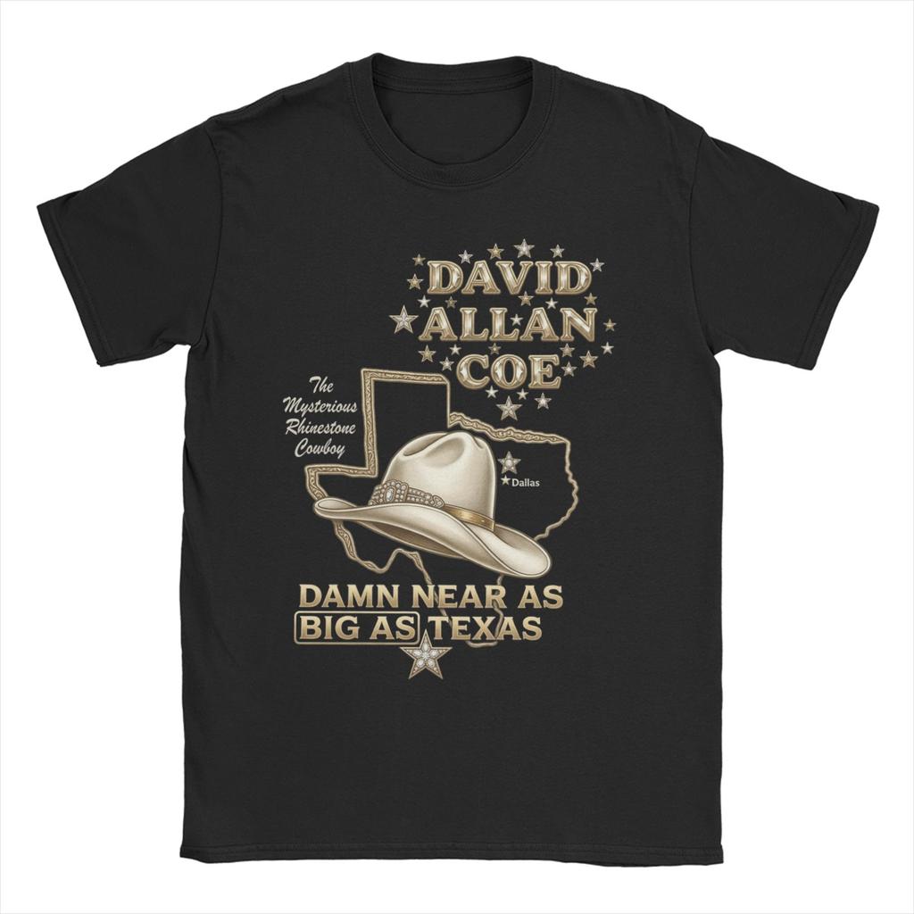 David Allan Coe T Shirt Unisex Women Pure Cotton Cool TShirt Round Collar Tees Short Sleeve Clothes Graphic Printed