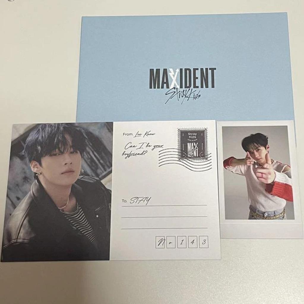 STRAY KIDS MAXIDENT Официальный набор фотокарточек LOVE LETTER