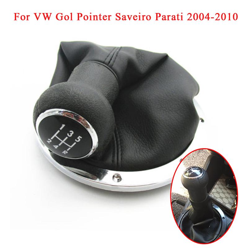 Автомобильная черная ручка переключения передач, чехол для багажника, защитный чехол для Volkswagen VW Gol Pointer Saveiro Parati 2004-2007, аксессуары для стайлинга автомобилей
