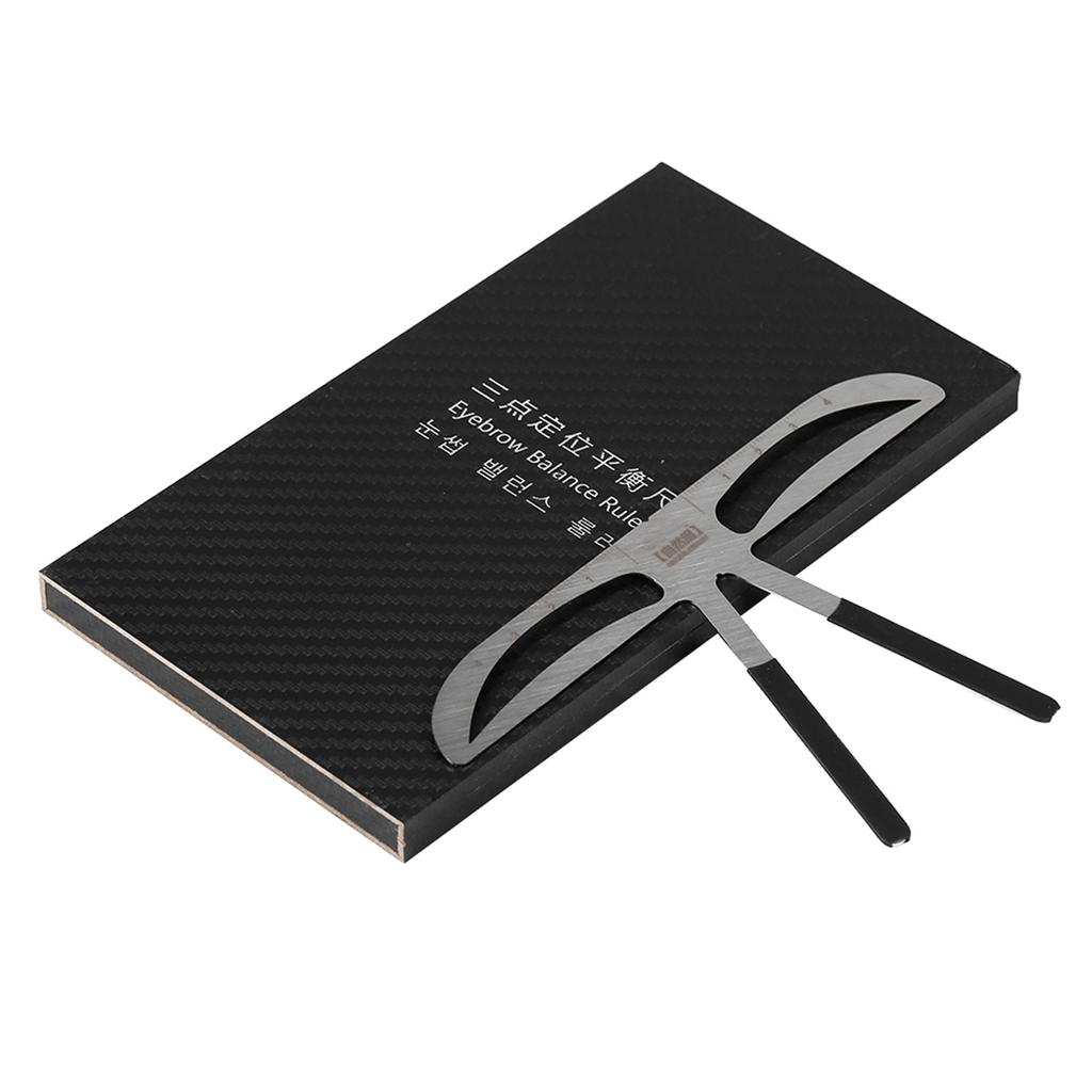 3 Types Professional Eyebrow Stencil Shaping Template DIY Shaping Define Ruler Makeup Tool
