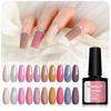 PHOENIXY 10 шт. чистый цвет гель-лак для ногтей яркий для нейл-арта лак база верхнее покрытие светодиодная/УФ-лампа 8 мл набор гелей для лака