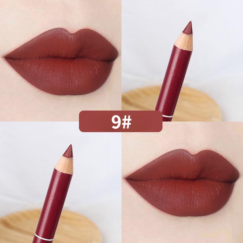15 цветов губная помада, карандаш для губ, косметическая долговечная водостойкая женская Красота, макияж, матовый макияж