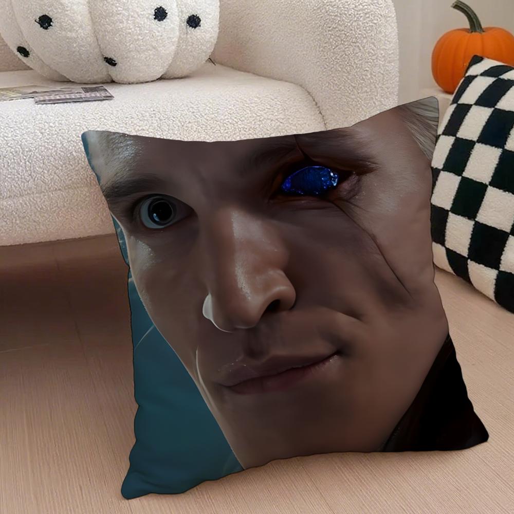 AAemond Targaryen Pillow Fantasy Cushion Cover Throw Pillow Cover Hidden Button Durable Polyester Chair Cushion