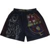 FC Barcelona X Cactus Jack Skeleton Home Shorts Black Unisex Bottoms FQCJ-MS01