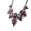 NOA [I2236] - Дизайнерское колье «Sissi» красный черный