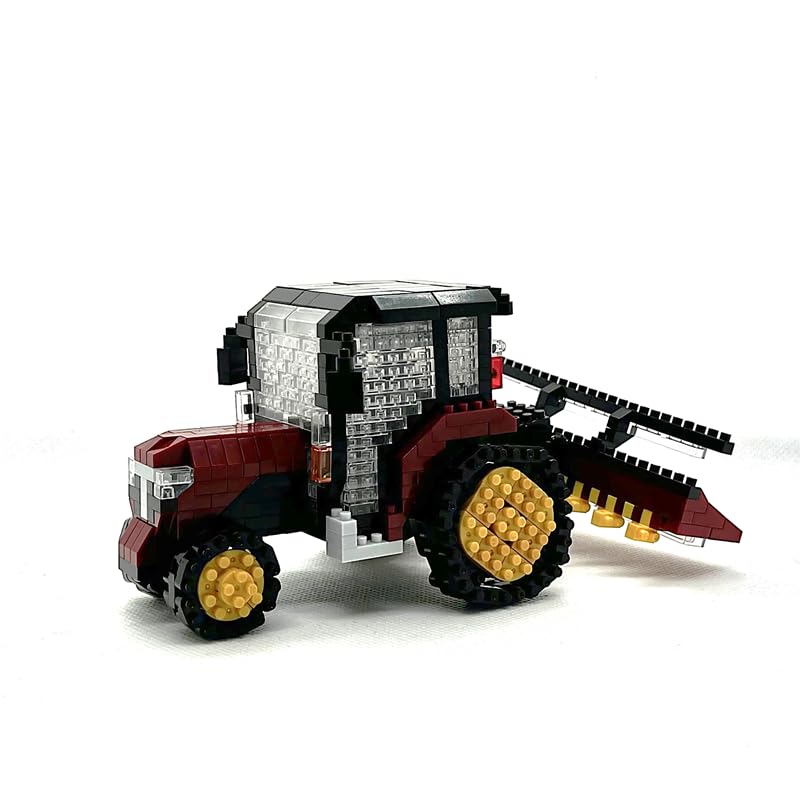 Трактор YANMAR серии YT3 Nanoblock, 800 деталей, Рабочая техника, Возраст 12+, Дизайн интерьера, Хобби