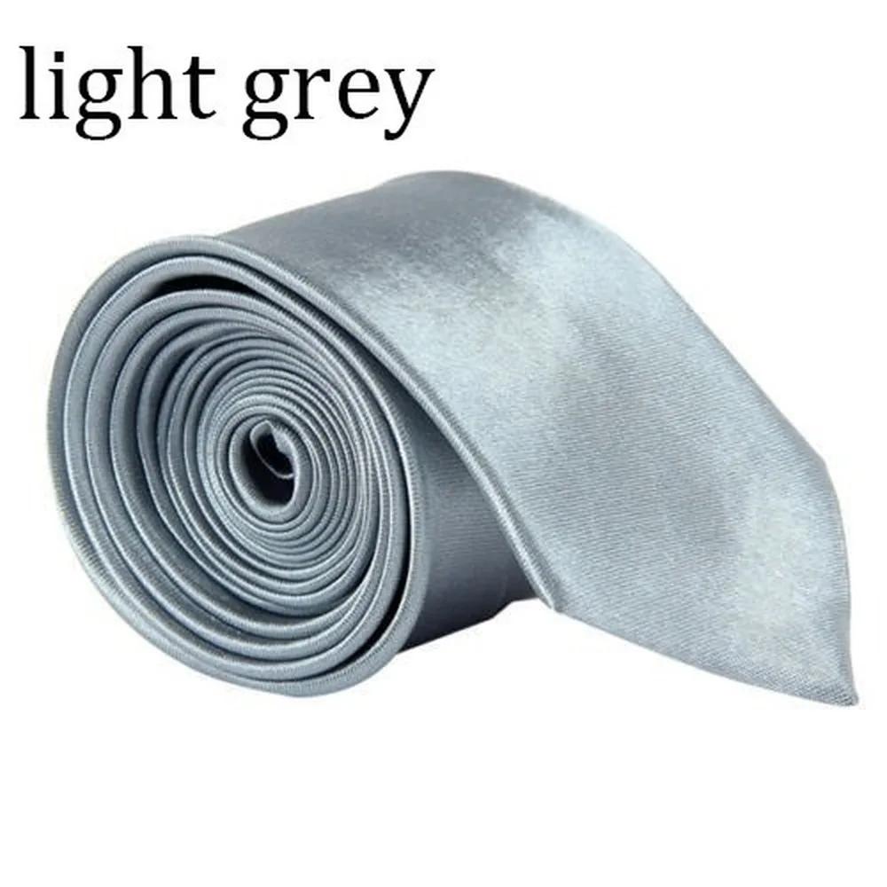 Solid Color Narrow Edition Smooth Tie for Men's New Product Formal Polyester Silk Casual Fashion Hand Tie Wedding Suits Cravate
