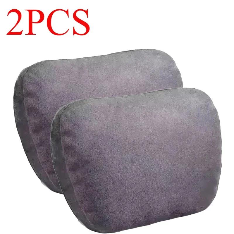 2PCS Memory Cotton Car Headrest Neck Support Car Accessories Seat Class Soft Universal Adjustable Car Pillow Neck Rest Cushion