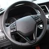 Накладка на руль автомобиля для Hyundai Tucson 2016 2017 2018 2019 2020, молдинги интерьера, наклейка, декоративные аксессуары