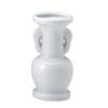 White Narrow-Mouthed Flower Vase [6 Inches]  Buddhist Altar Supplies, Home Memorial Supplies, Urn Use