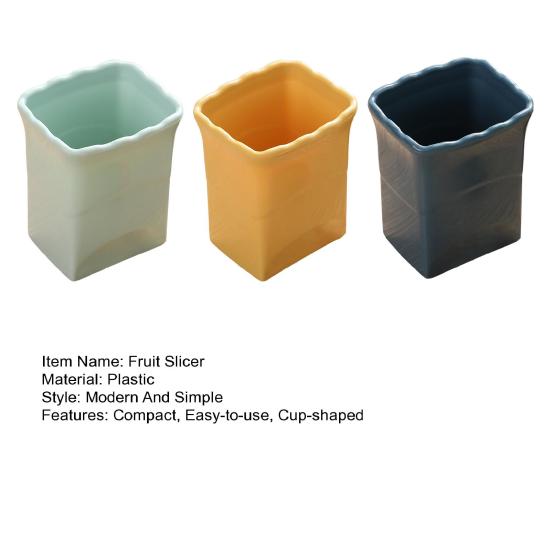 Фруктовый слайсер, резак для чашек, кухонный инструмент из нержавеющей стали для бананов, клубники, яиц, грибов, безопасный, легко чистящийся мини-слайсер, гаджет