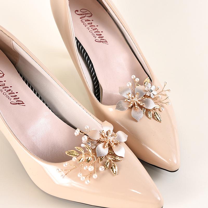 1 пара зажимов для обуви с пряжками, подвески для обуви с цветами, украшения для свадебной вечеринки, ботинки, украшения для женщин и девочек