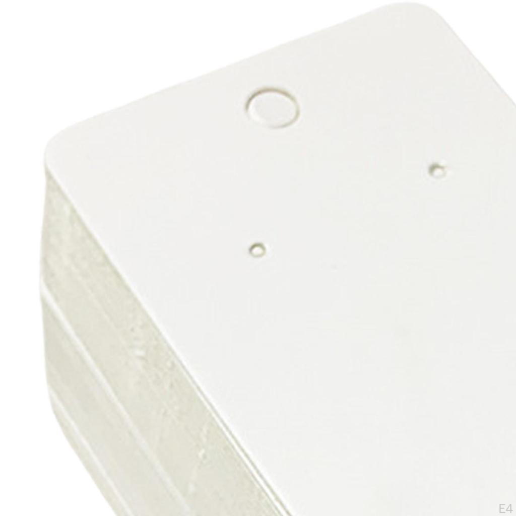 100 Pieces Earring Display Cards Holders Jewelry Storage for