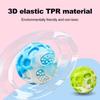 Скрипучий мяч для собаки Домашние животные Резиновая жевательная игрушка Нетоксичный Устойчивый к укусам Мяч для апортировки Способствует здоровью зубов для агрессивных жевателей Веселье в помещении и на улице