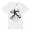 Белая футболка Marvel Deadpool Рождественский Снежный Ангел S-5XL