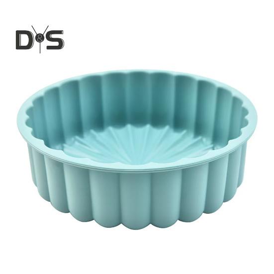 Силиконовая форма для торта, гибкая, большая, круглая, формы для хлеба, духовка, микроволновая печь, посудомоечная машина, многоразовая кухонная форма для выпечки тортов, хлеба, пирогов, тартов, желе