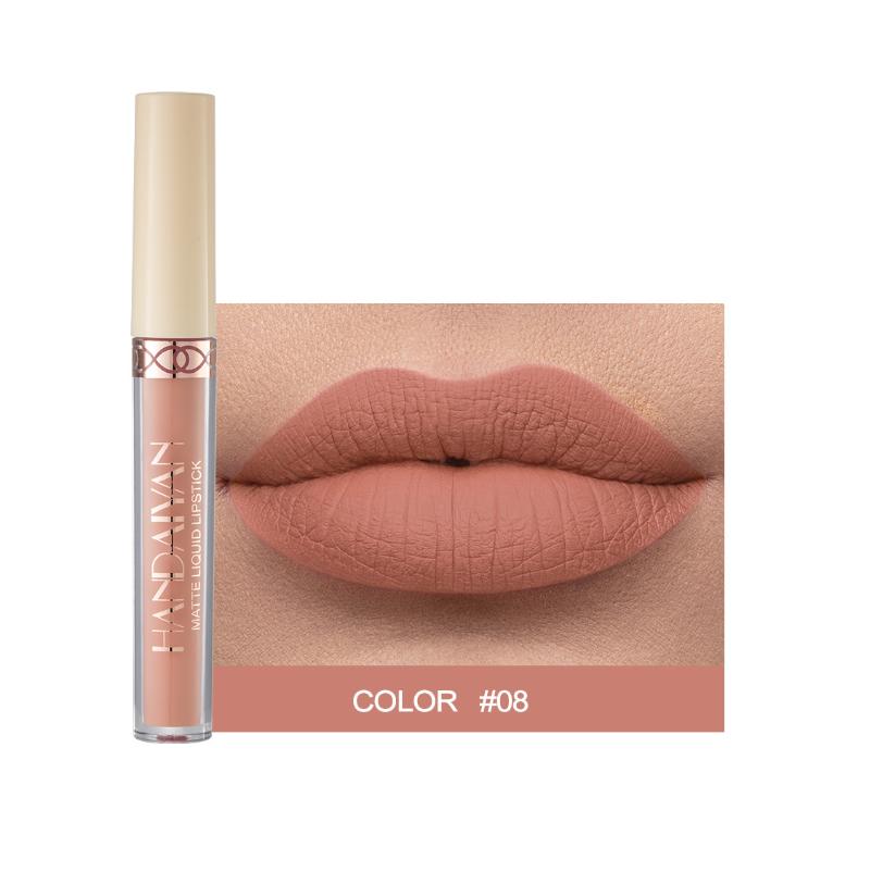 Girl Cosmetics Блеск для губ 12 цветов Набор блесков для губ с антипригарным покрытием Матовый блеск для губ Подарочная коробка Rouge