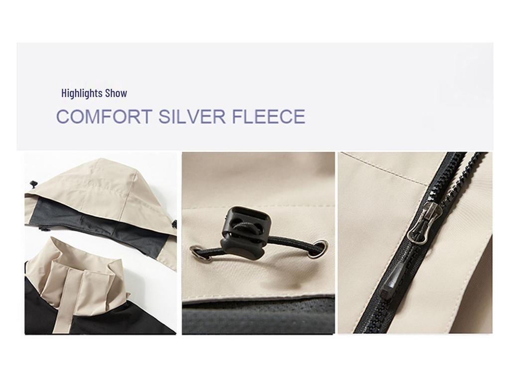 Unisex Windproof & Waterproof Outdoor Sports Jacket with Logo Print