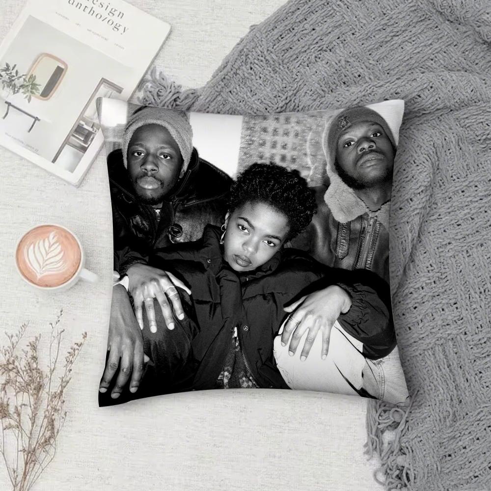 Fugees Band The Score Наволочка Квадратная Диванная С С Рисунком Удобные Подушки Подходящая Для Комнаты