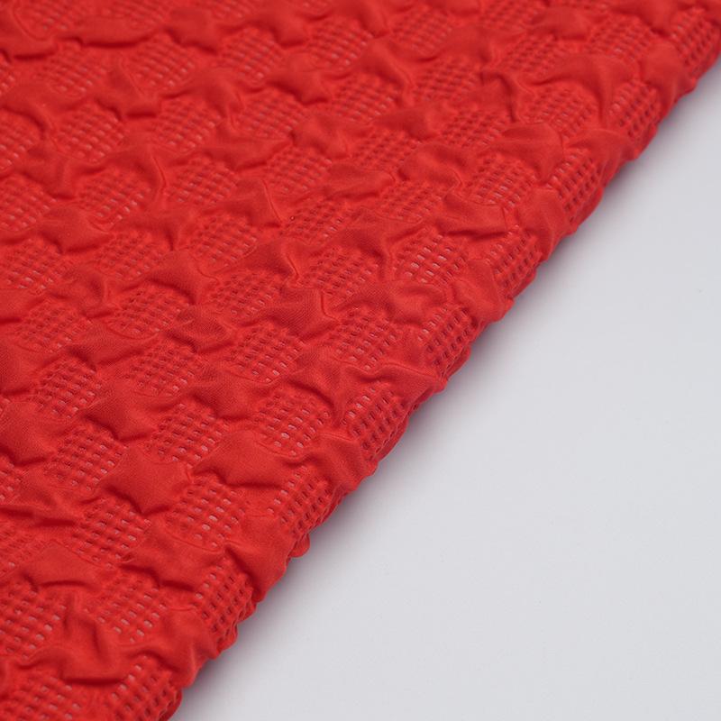 100см*137см Цветная Водонепроницаемая Стеганая Ткань из ПУ Кожи Рельефная Хлопко-Полиэстеровая Ткань для Одежды Кожаной Сумки