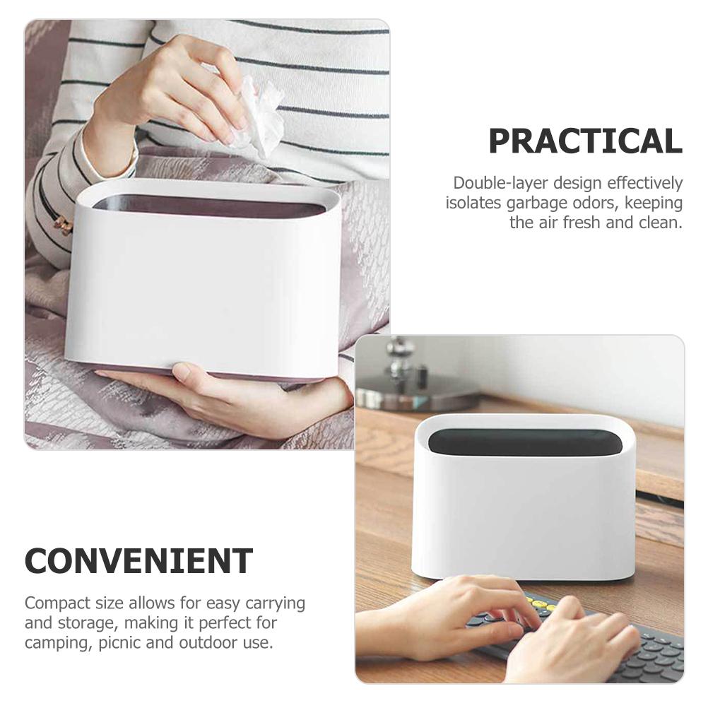 Мини мусорные баки для офисных прилавков, мусорные баки для стола, овальные мусорные корзины, мусорное ведро, небольшое мусорное ведро из полипропилена для спальни