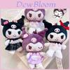 Оригинальный плюшевый брелок Sanrio Kuromi, милый мультяшный маленький дьяволенок, подвеска на сумку, подарок