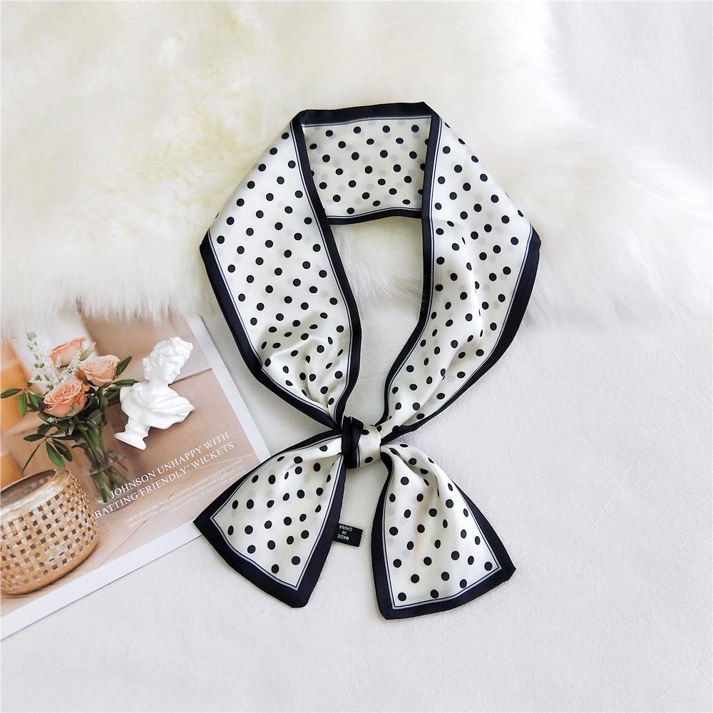 Pingjiao New Style Spring And Autumn Professional Decoration Versatile Small Silk Scarf Women'S Scarf Narrow Long Hair Strap Tie Bag Belt