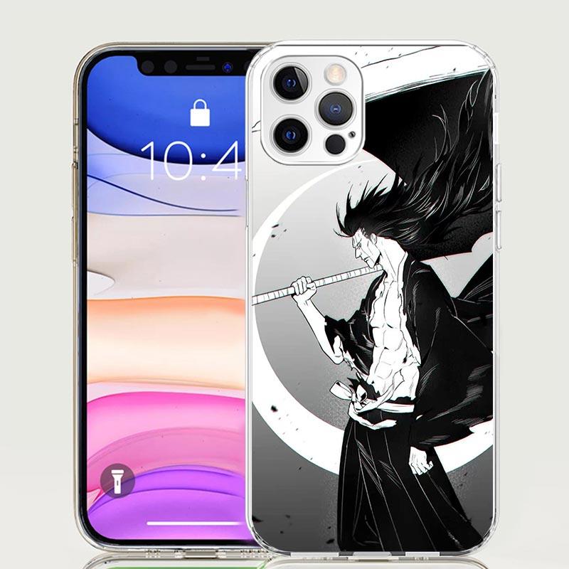 Чехол для телефона Bleach с изображением Зараки Кенпачи для iPhone 17 Air 16 15 Plus 11 14 Pro Max 13 Mini 12 7 8 + SE Узор Арт Индивидуальный чехол 17