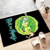 Rick and Morty Polyester Carpet, Soft Indoor Mat for Office Chair, Living Room, Computer Desk - Decorative Home Office Rug Design