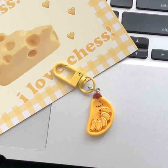 4 шт./компл. брелок с яйцом-пашот, мультяшная подвеска в виде еды, забавная имитация тарелки для завтрака, очаровательный кошелек, сумка, украшение дома в машине