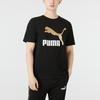 PUMA Classics Logo Metallic Tee 'Black' Men's 536345-01