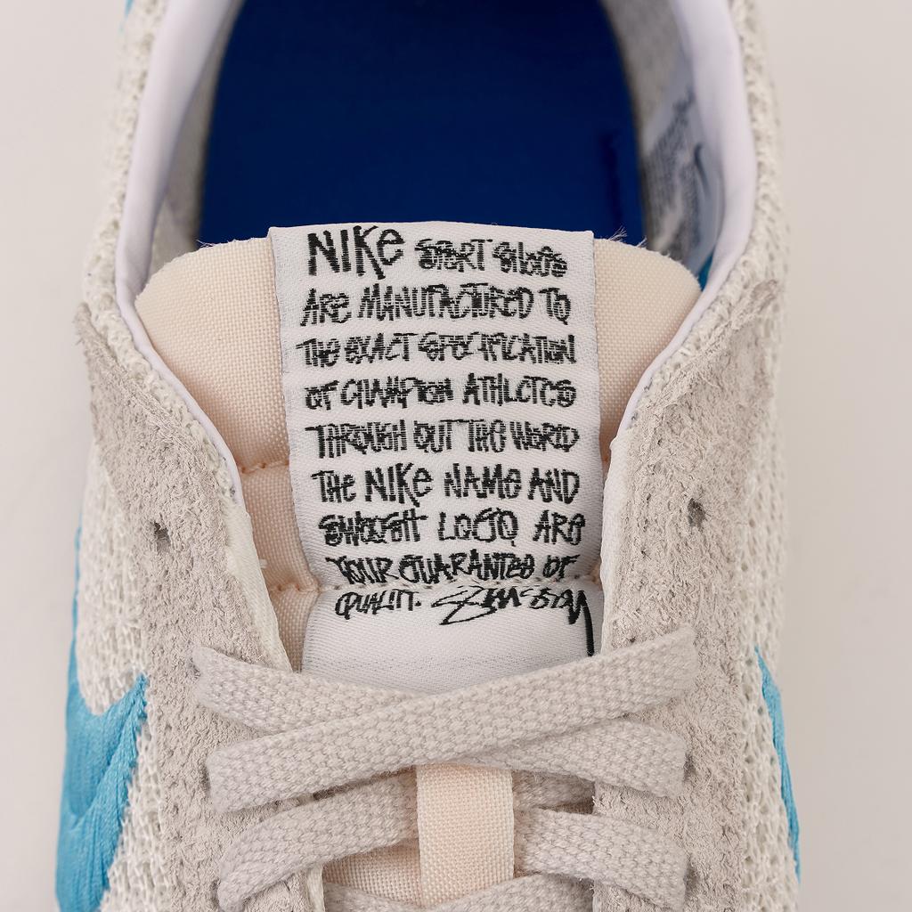 Stussy x Nike LD 1000 SP Phantom Aquarius Blue Унисекс Кроссовки Белый Ископаемый FQ5369-001
