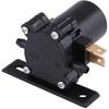 Windscreen Washer Pump Universal Windscreen Dual Outlet Wiper Motor Pump for Car Van Bus Truck (Black) (1pcs)