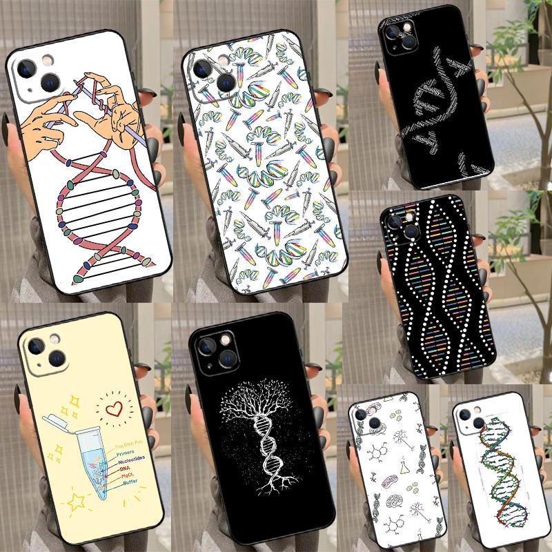Retro DNA Science Illustration Case For Oppo A78 A98 A18 A38 A58 A5 A6 Pro A54 A74 A94 A17 A57 A80 A60 A40 A96 A76 A16 A15