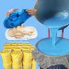 Безпузырьковая Жидкая Силиконовая Резина Форма для Подсвечника Рукоделие Цемент Силиконовая Форма НЕ-Масляный RTV2 Сырье по Цене