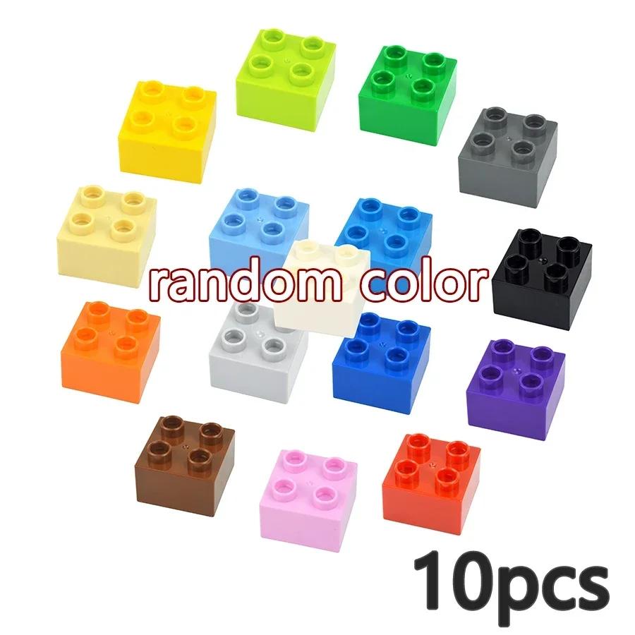 Большой размер слайд гоночный трек мяч кирпич крупный строительный блок воронка слайд лабиринт аксессуары детские игрушки совместимые Duploes