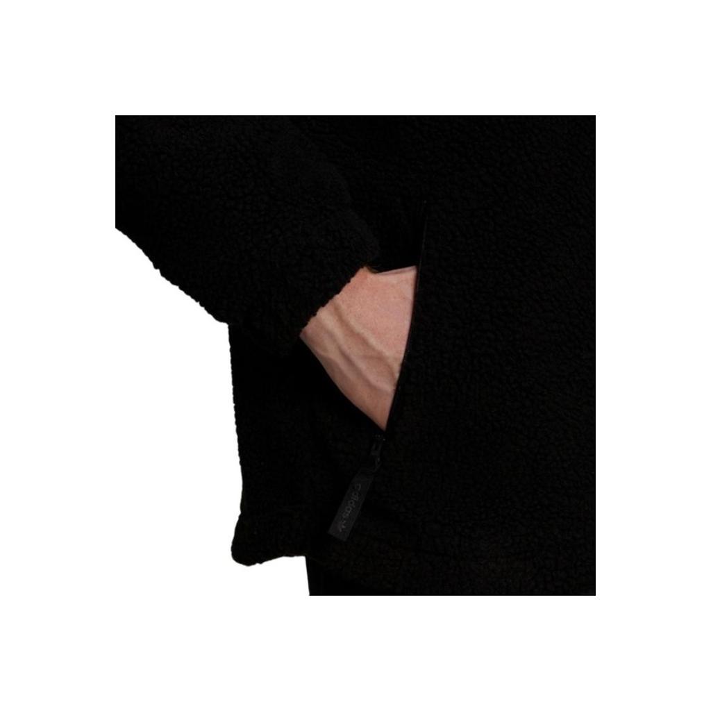 Adidas Оригинальные повседневные спортивные теплые ветрозащитные куртки с длинными рукавами и трилистником, мужские куртки черного цвета HN0388