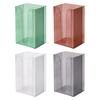 Wall Mounted Tissue Box Holder Large Capacity Transparent Design Simple Installation Bathroom Tissue Paper Box