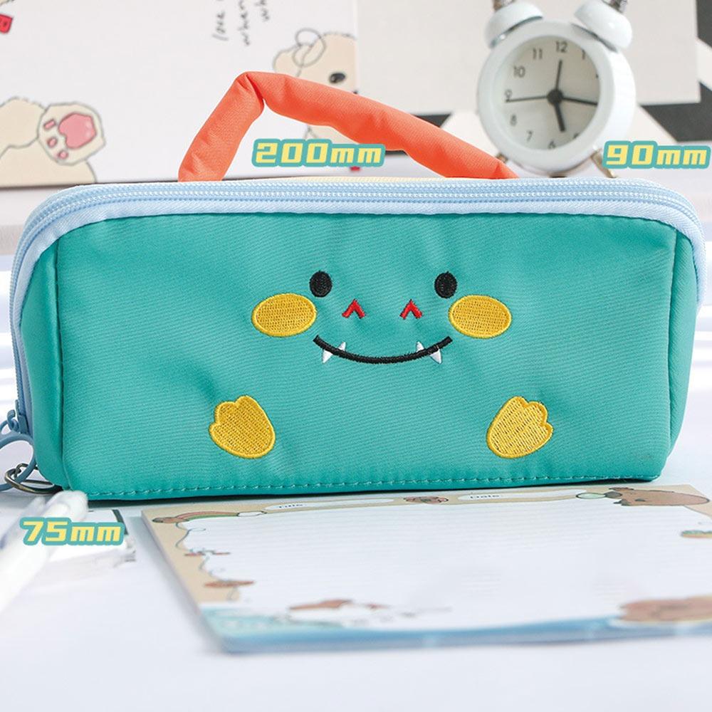 Cartoon Animal Pencil Case Color Matching Student Stationery Bags Gifts Stationery Storage Cases