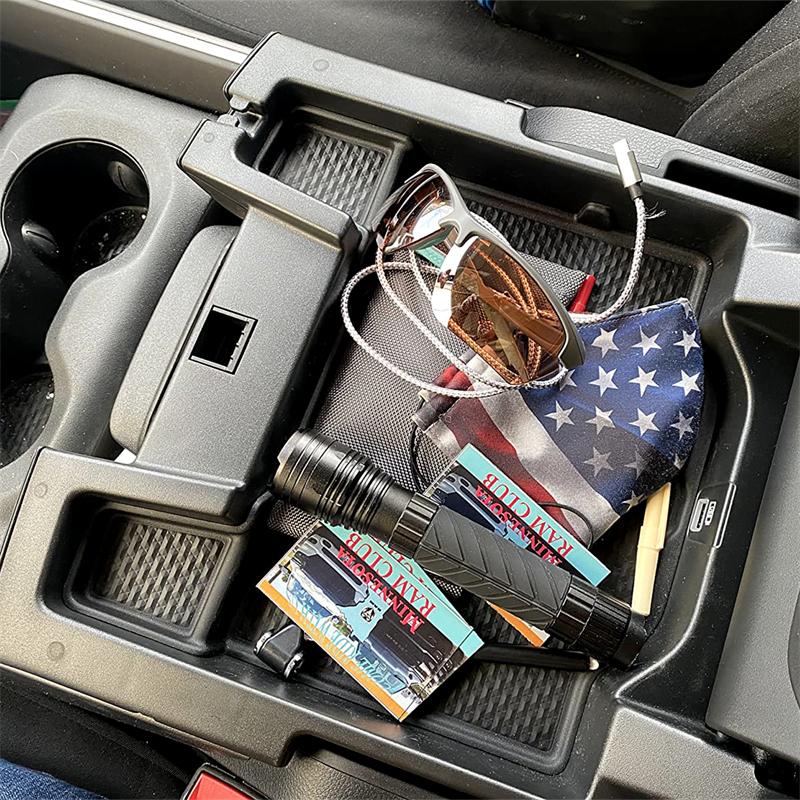 Автомобильный подлокотник, ящик для хранения, органайзер на центральную консоль, контейнер для Dodge RAM 1500 2500 3500 2019 2020 2025 2025 2025, аксессуары
