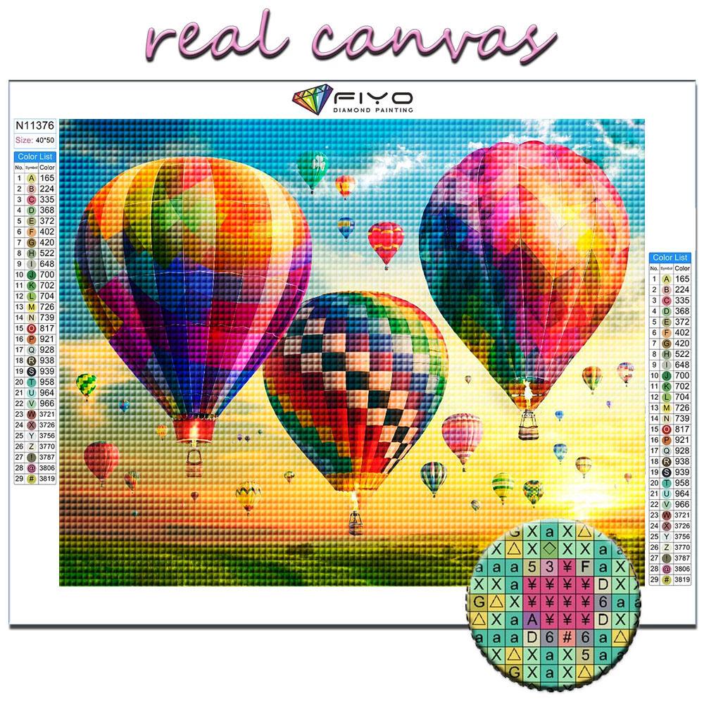 Diamond Embroidery Hot Air Balloon 5D DIY Diamond Painting Cross Stitch Rhinestone
