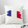 Flag France Flag Cushion Cover Natural Linen Pillowcase Set AllinOne Decor for Sofa Bedroom  Chair