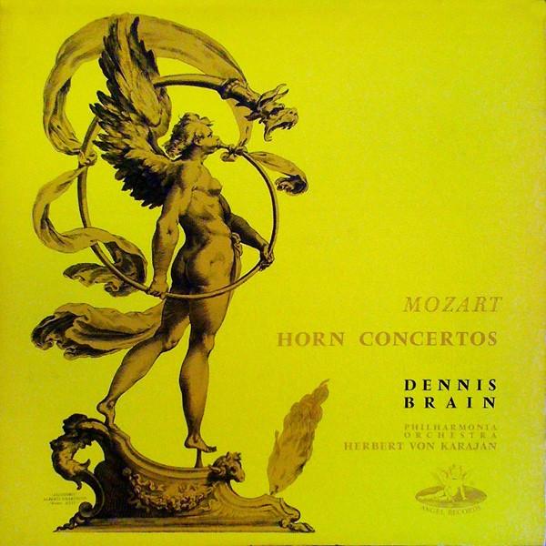 Виниловая пластинка DENNIS BRAIN ORCHESTRA PHILHARMONIA Моцарт Концерты для валторны 35092 ANGEL US Классика Б/у