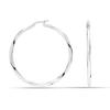 S925 Sterling Silver Jewelry Classic Italian Click-Top Hoop Earrings for Girl Teen Women