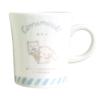 Кружка Sanrio Cinnamon с персонажем Киннаморолл, для микроволновой печи и посудомоечной машины, Ленивый, Натуральный, Изготовлено в 320151, Прибл.. 9 см, Безопасный, Товары, Посуда, Хозяйственные товары, Лед,