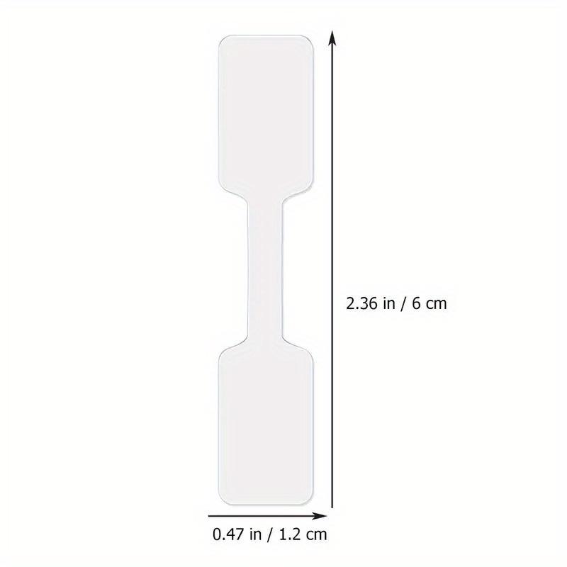 100/200pcs White Self-Adhesive Cable Labels,Writable Cord Tags for Office School Organization, Easy Cable Management,Cable Label