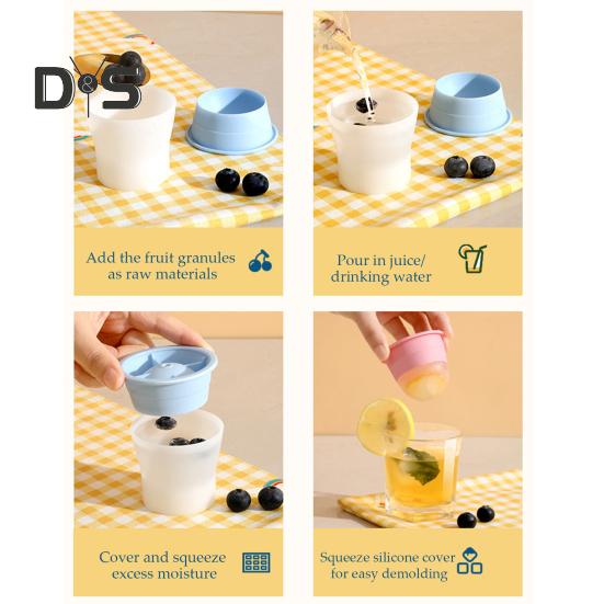 3 шт. Силиконовые круглые формы для льда с крышками, легкосъемные сферические ледогенераторы для коктейлей из виски, медленно тающие сферические ледогенераторы для напитков на основе бурбона