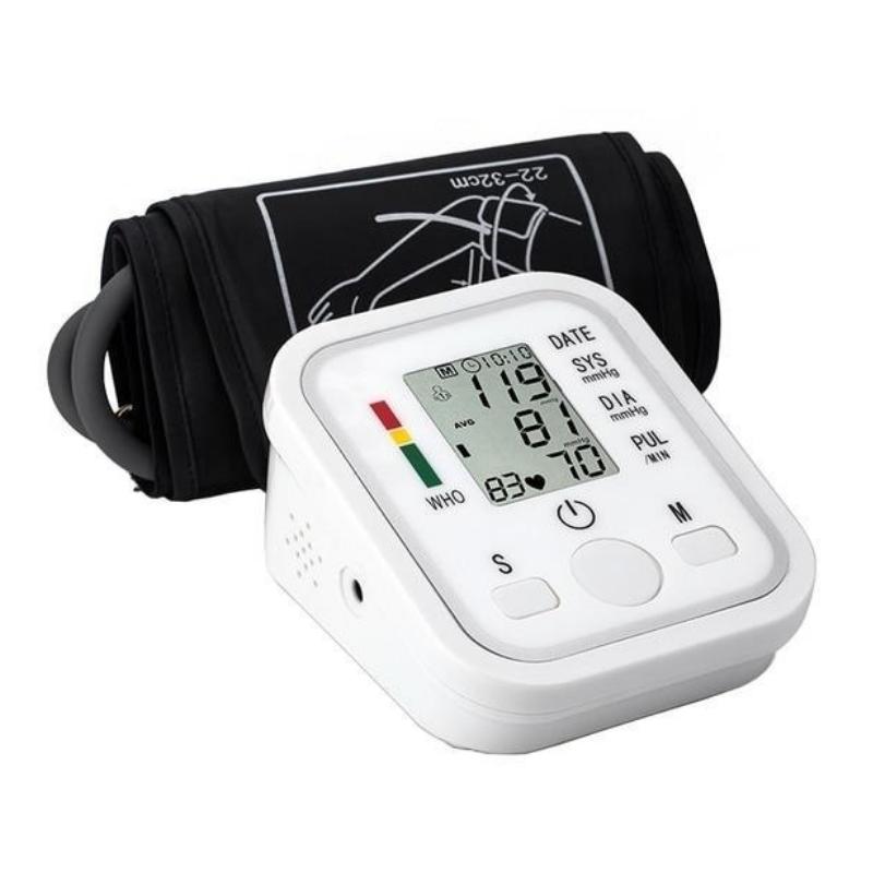 Upper Arm Blood Pressure Monitor Heart Beat Rate Monitor Health Care Medical Digital Meter Tonometer Measuring Automatic