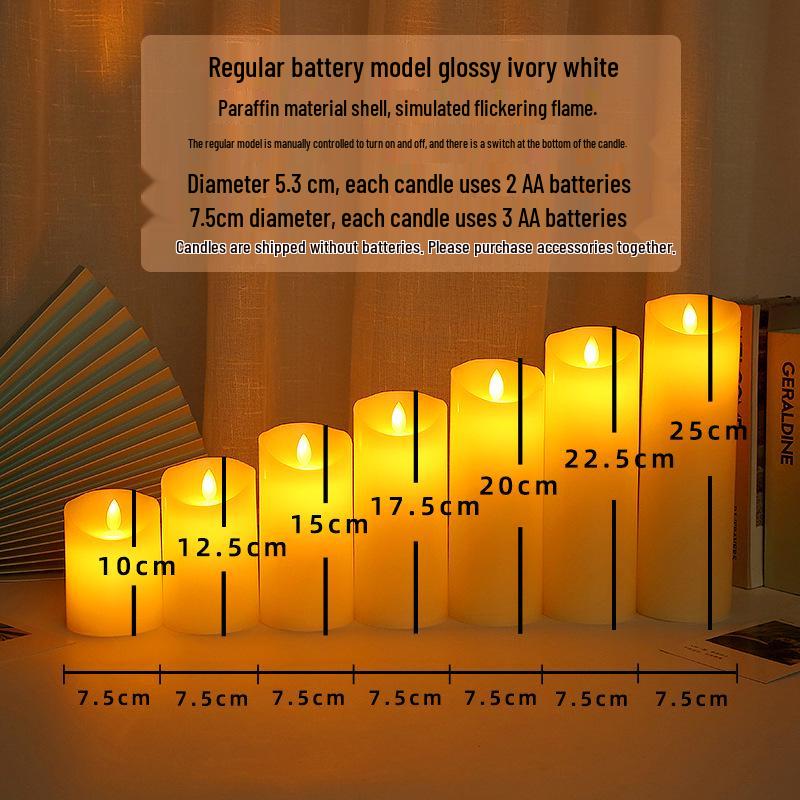 Романтические светодиодные свечи для свадеб и Дня святого Валентина для концертов и фотографии